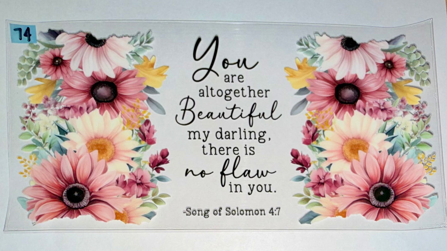 Faith No Flaw Floral