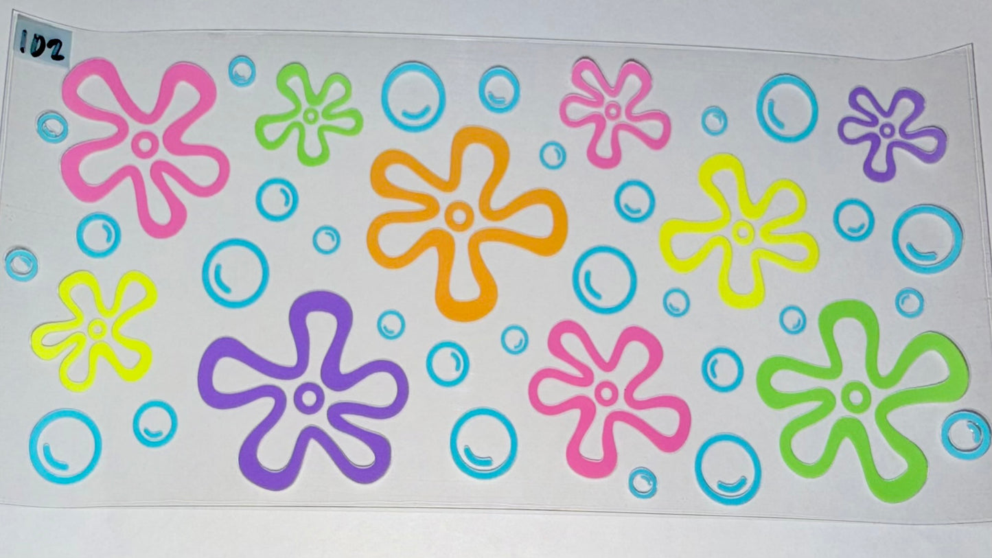 Cartoon SpongeB Flowers