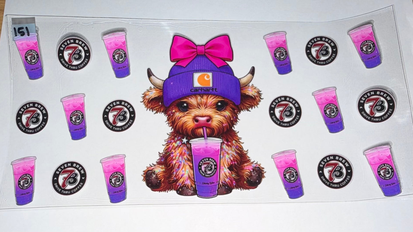 Food Drink 7B Cow Purple Pink