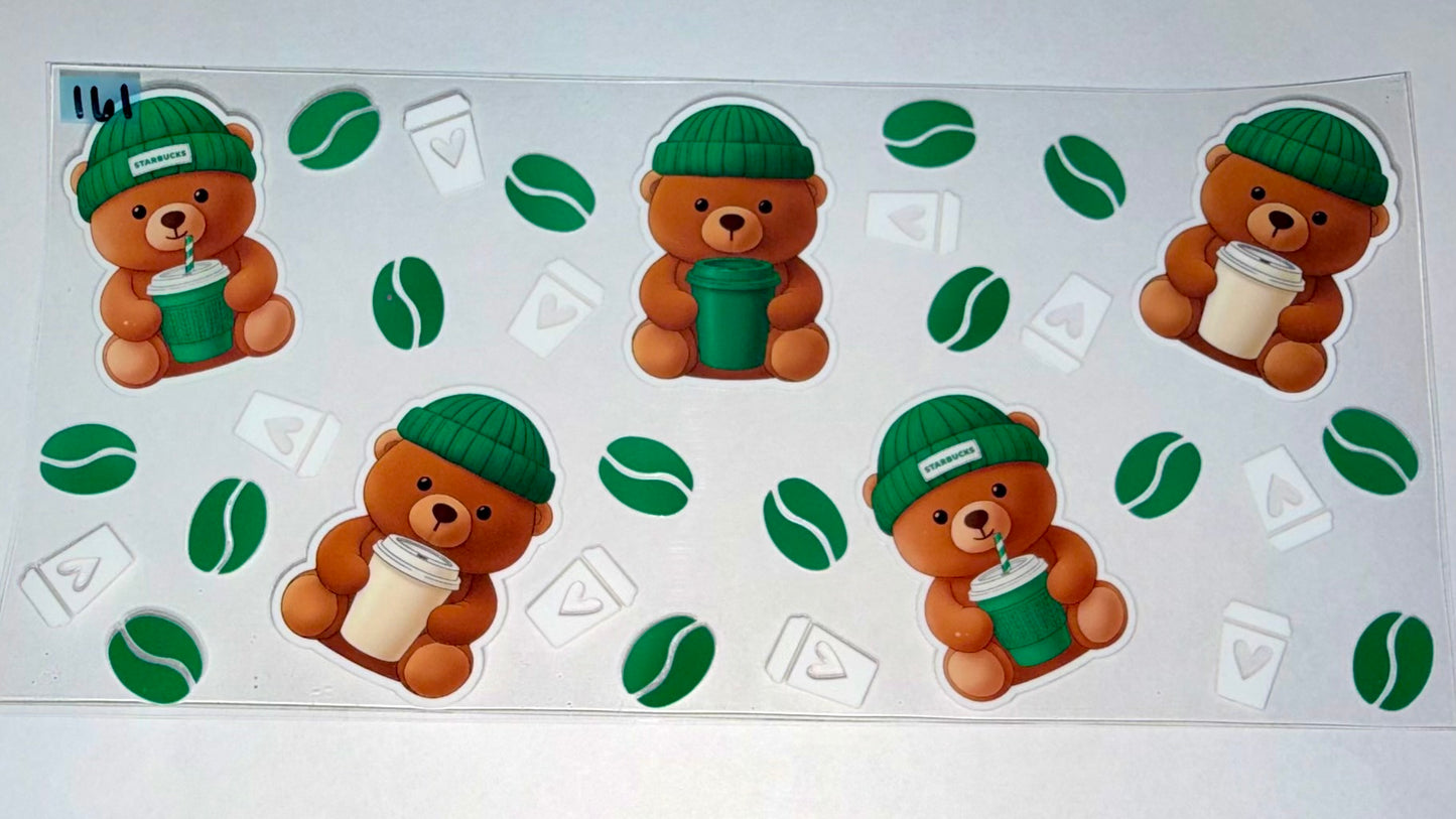 Food Drink Starbies Green Bear