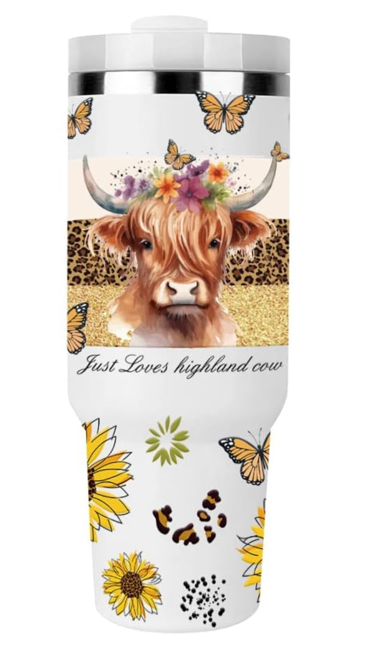Cow Floral #2 (40 oz only)
