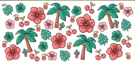 240 Summer Palm Trees
