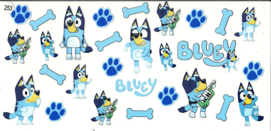253 Cartoon Bluey