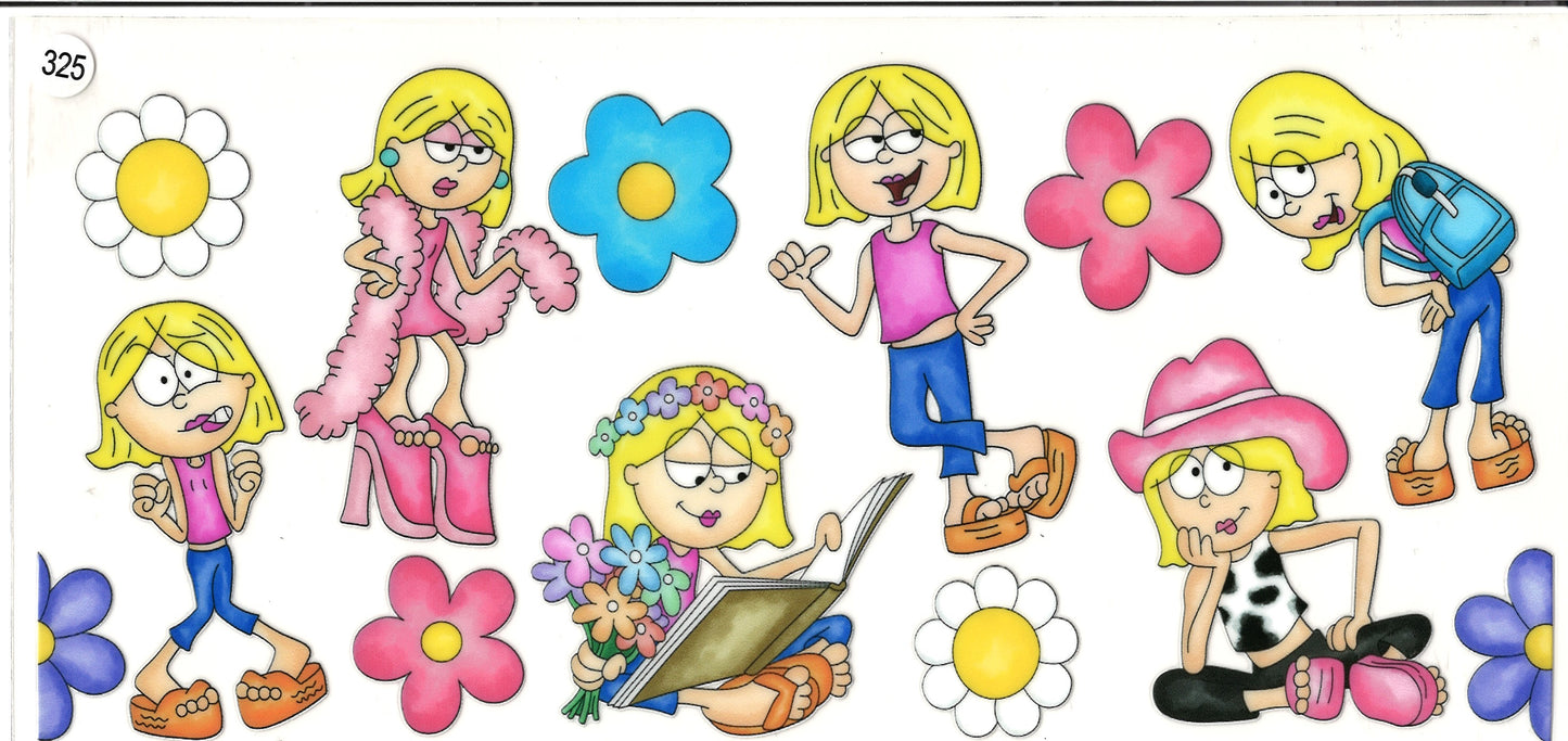 325 Cartoon Lizzie