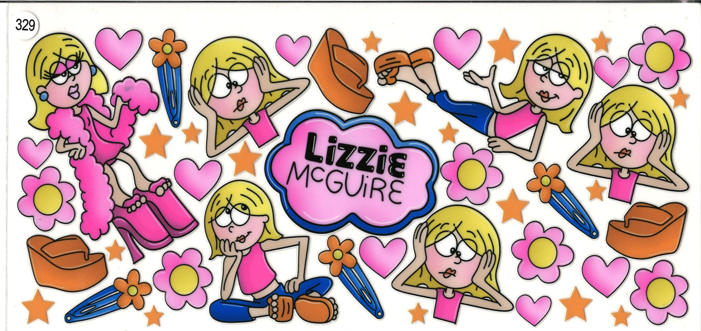 329 Cartoon Lizzie