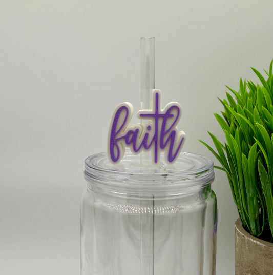 Faith Straw Topper