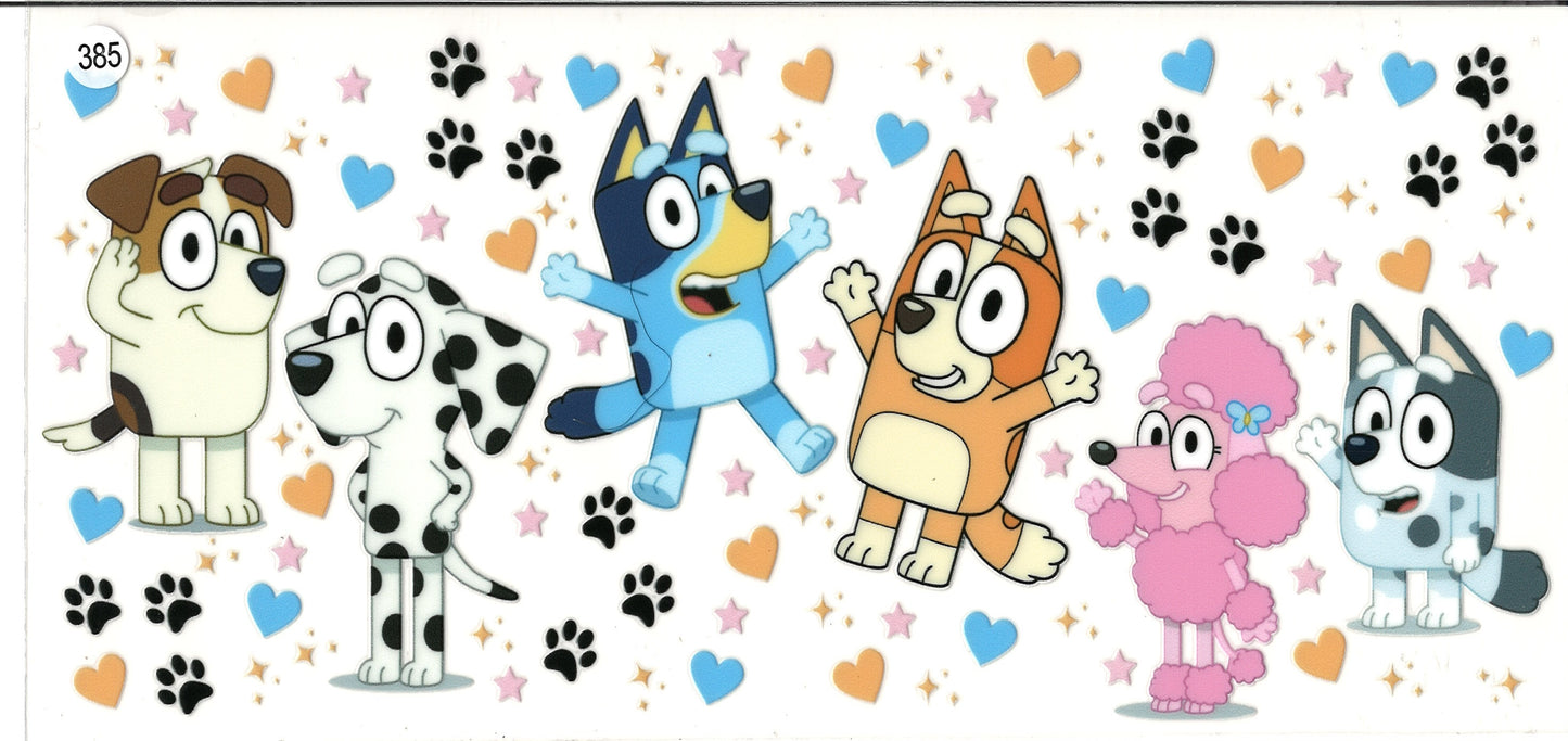 385 Cartoon Bluey