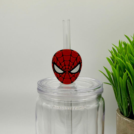 Spider M Straw Topper