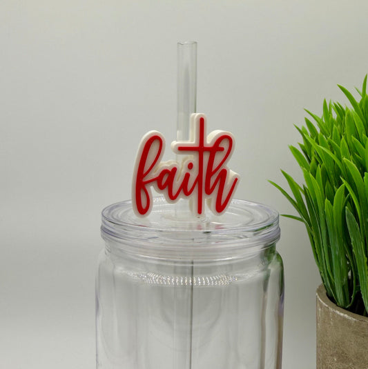 Faith Straw Topper
