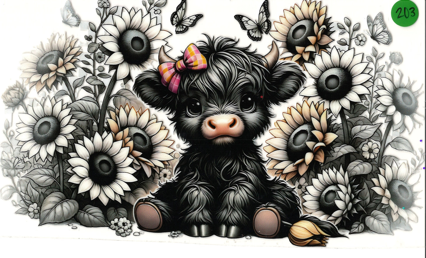 Animal Cow Black