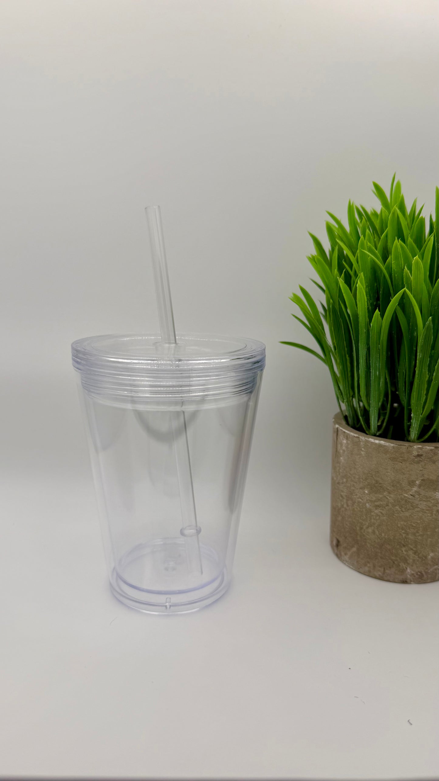 16oz Kids Tapered Tumbler | Colored Leakproof Lid [Blank Cup]