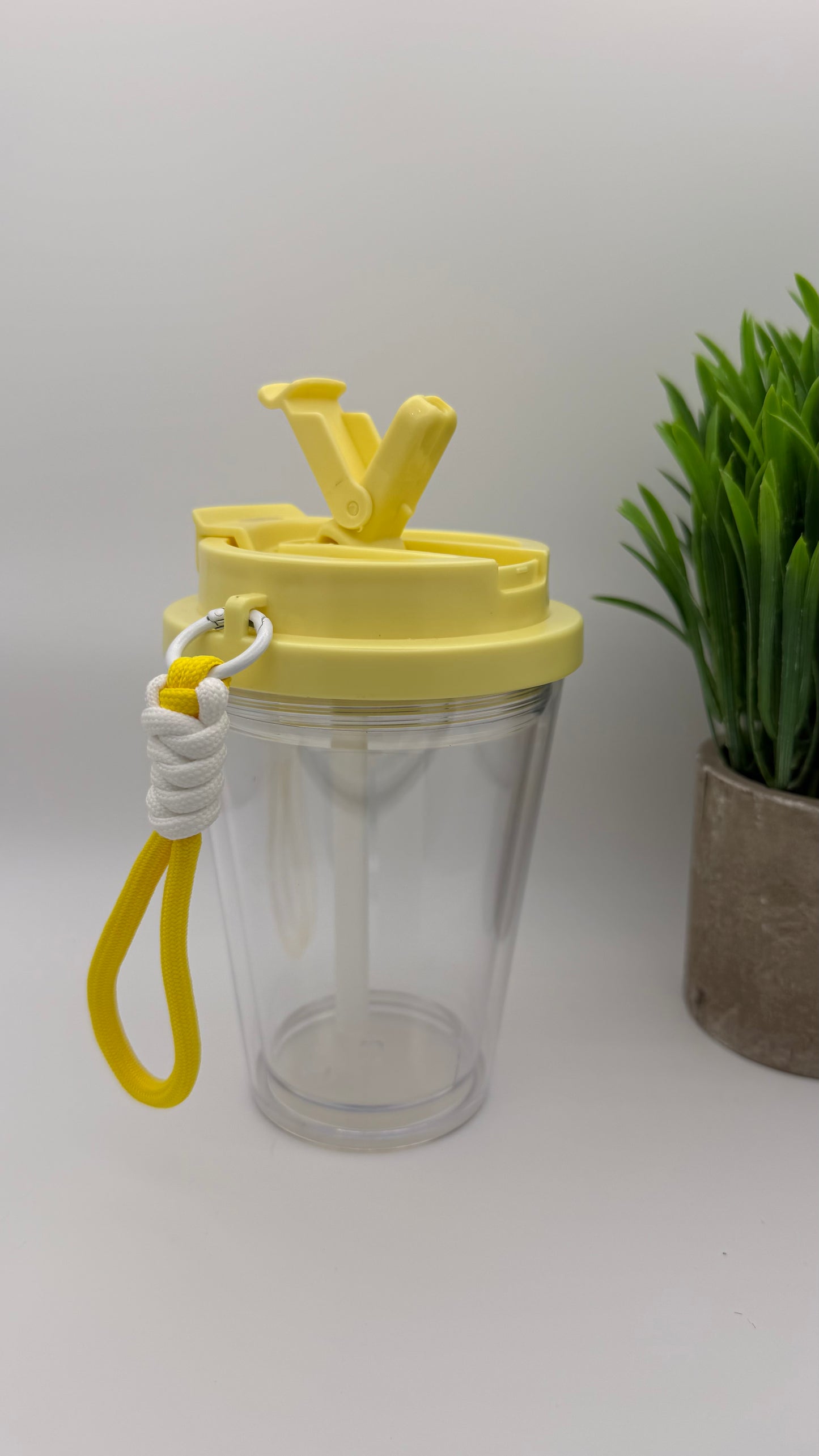 12oz Kids Tapered Tumbler | Colored Leakproof Lid & Colored Straw [Blank Cup] (Copy)