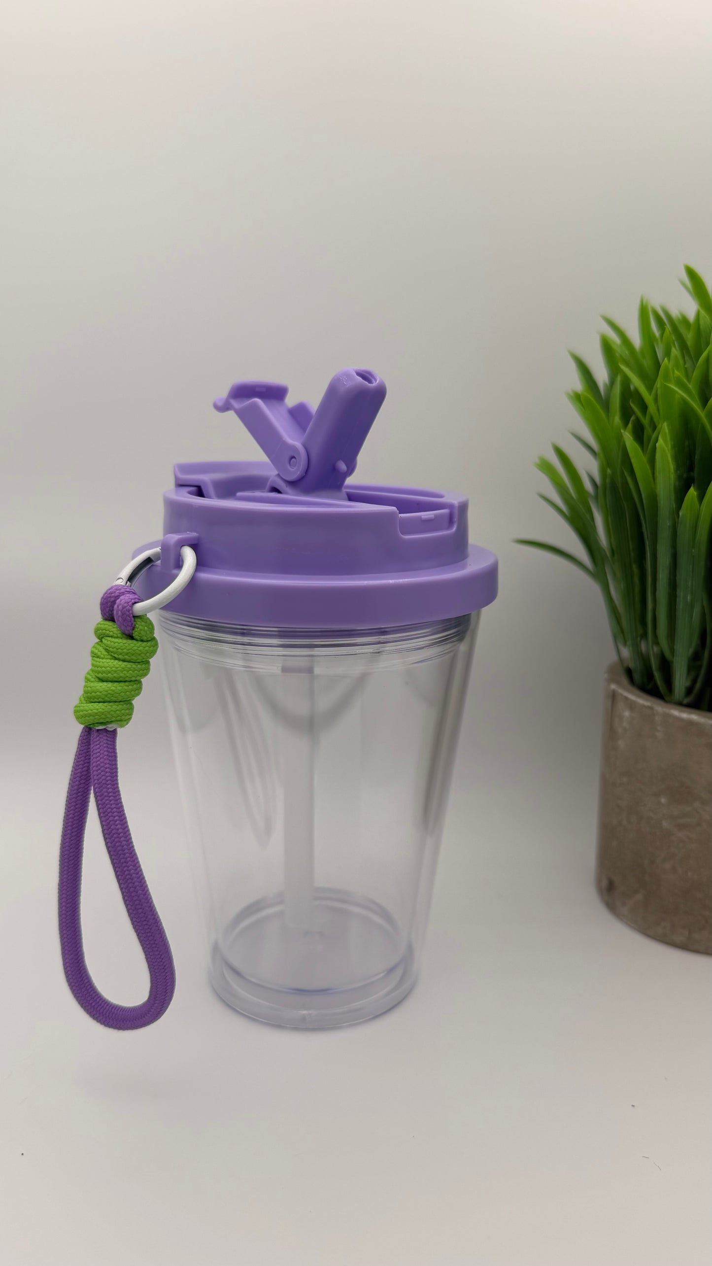 12oz Kids Tapered Tumbler | Colored Leakproof Lid & Colored Straw [Blank Cup] (Copy)