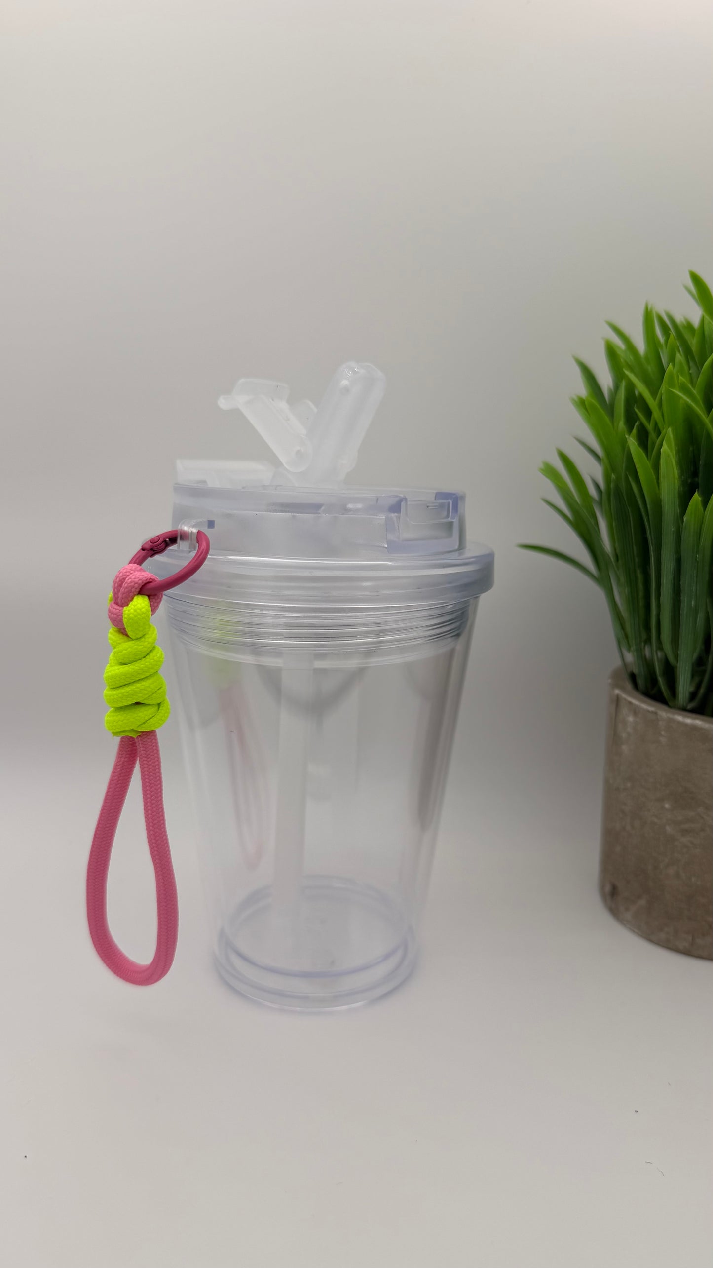 12oz Kids Tapered Tumbler | Colored Leakproof Lid & Colored Straw [Blank Cup] (Copy)