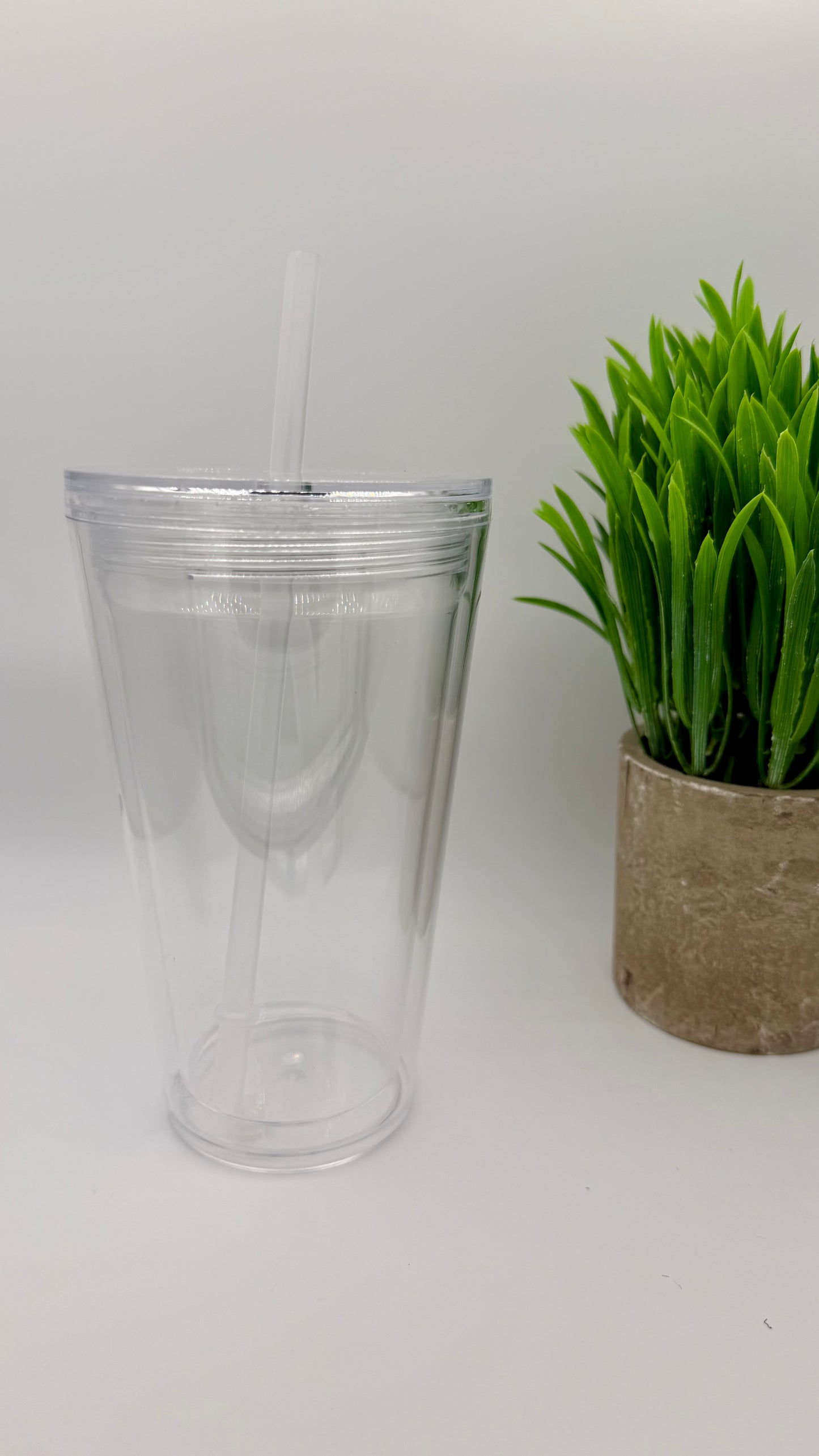 16oz Kids Tapered Tumbler | Colored Leakproof Lid [Blank Cup]