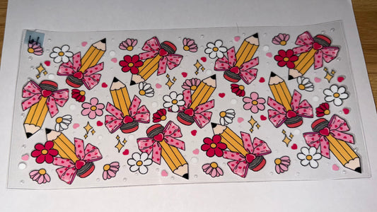 Teacher Pencil Bows