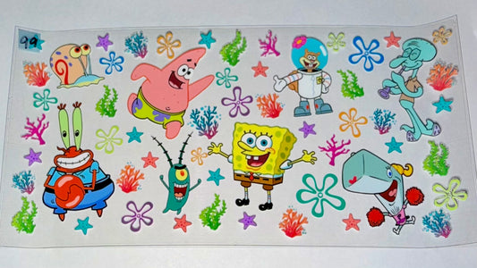 Cartoon SpongeB Crew Flowers