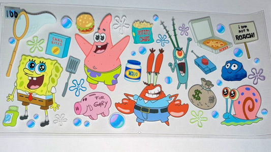 Cartoon SpongeB Crew Food
