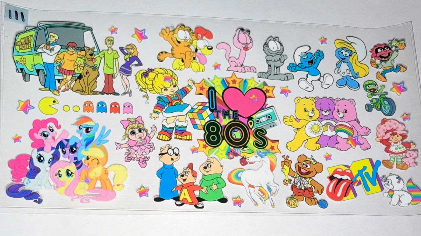 Cartoon I love 80's