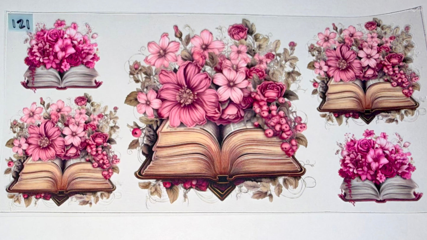 Books Beautiful Floral