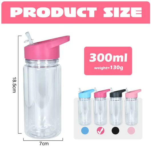 10oz Kids Tumbler (Spill-Friendly & Durable) | Lid & Straw