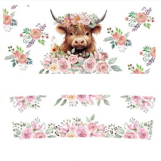 Cow Floral #1 (40 oz only)